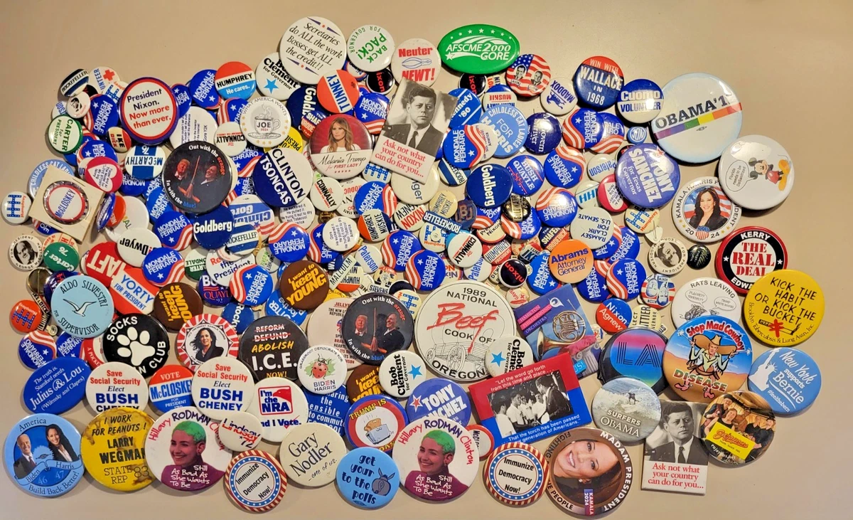 Kennedy Campaign In Us Presidential Candidate Collectibles for