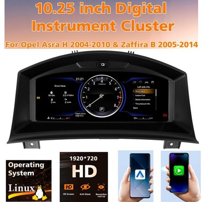 10.25'' Digitales Kombiinstrument OPEL Astra Zafira B LCD Digital Cluster display