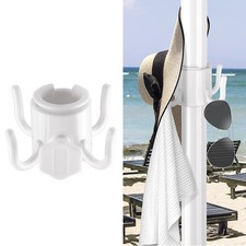 Beach Umbrella Hanger Hanging Hook 4 Prongs Towel Bag Hat Holder Outdoor Garden