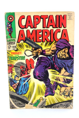Captain America #108 Target The Trapster 1968 Marvel Comics G-/G