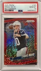 2025 Panini Prizm Drake Maye #165 Red Shimmer FOTL /49 Patriots PSA 10