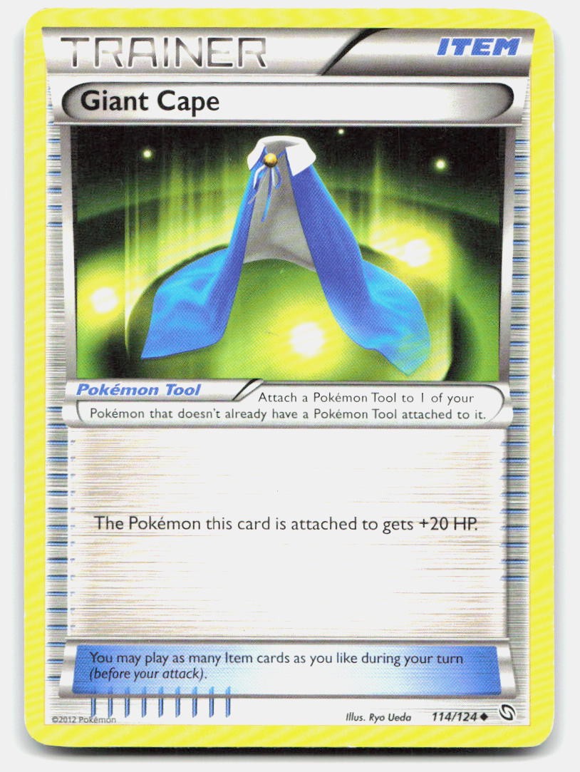 Giant Cape 114/124 Uncommon Dragons Exalted Pokemon LP