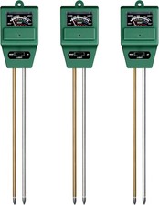 3-in-1 Soil Tester pH Water Moisture Light Meter For Plants Garden Grow