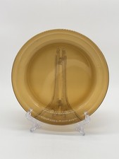 Anchor Hocking Fire-King Harvest Amber 9-Inch Pie Pan Vintage 1970s USA 