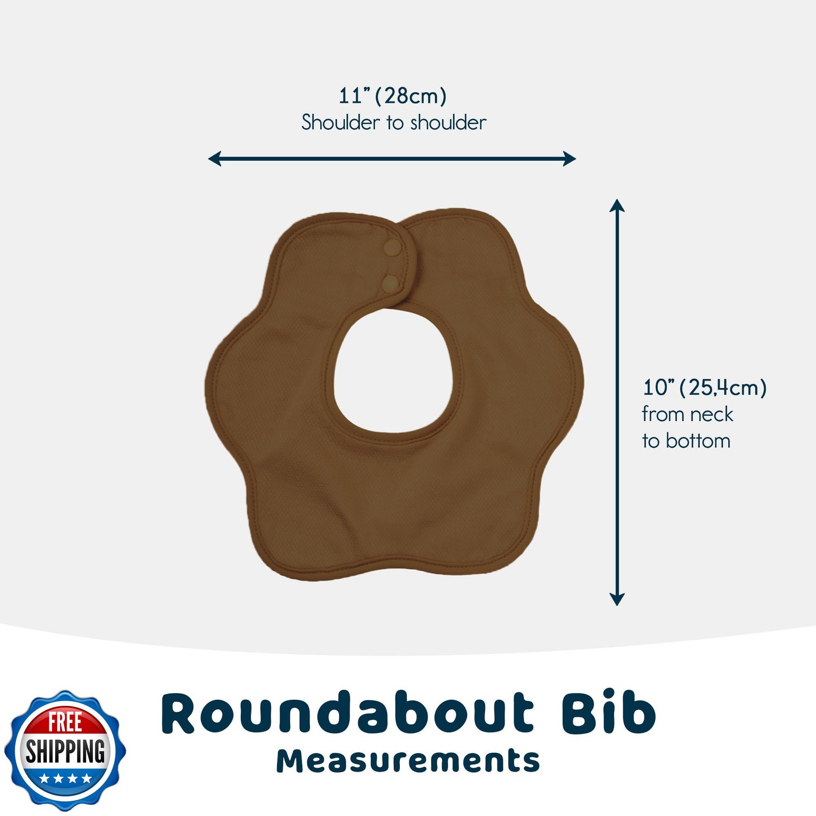 Tiny Twinkle Roundabout Drool Bibs 3 Pack - 360 Rotating Waterproof and Absor