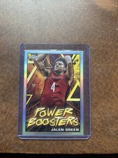 Topps 2023-24 Chrome Jalen Green Power Boosters PB-2 Houston Rockets Basketball