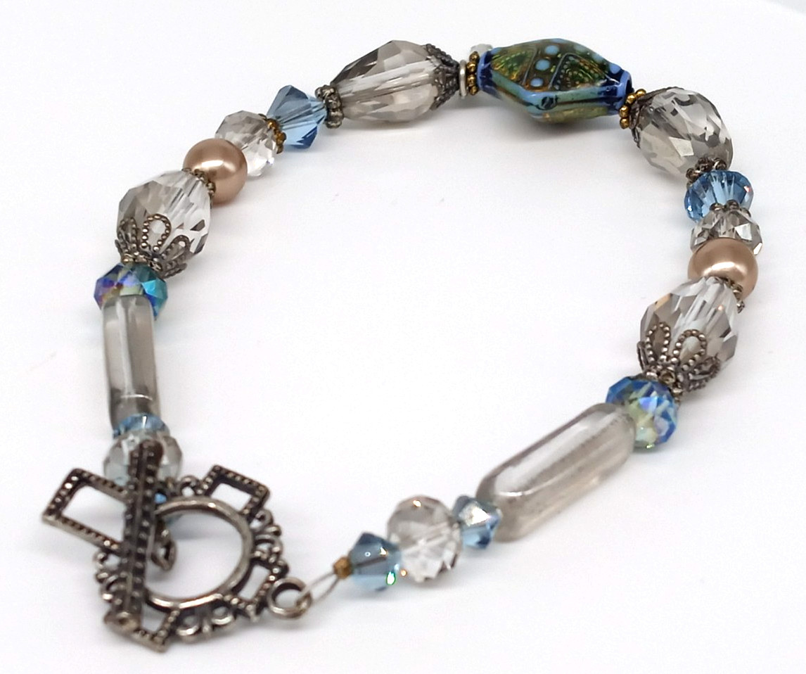 Mood Bracelet Prayer Changes Things Spiritual Gla… - image 6
