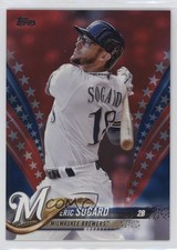 2018 Topps Independence Day 47/76 Eric Sogard #666 07ke