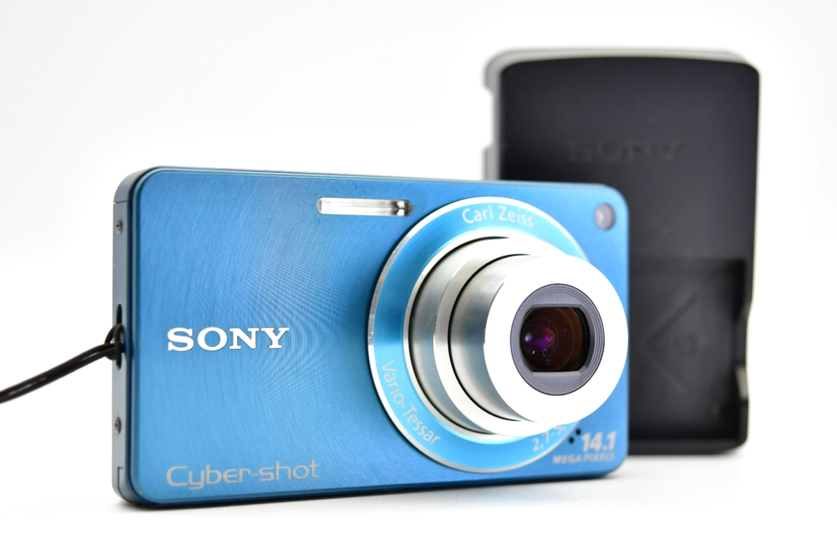 ⏯️[Excellent+5] SONY Cyber-Shot DSC-W350 Digital Camera blue