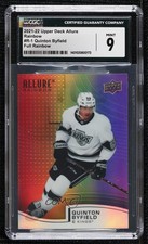 2021 Upper Deck Allure Rainbow Full Achievement Quinton Byfield CGC 9 Mint w9f