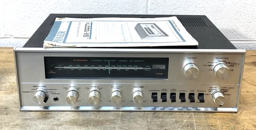 Pioneer SX-1000-TW Stereo  Receiver Tested Works  see details vintage