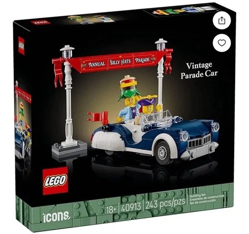 LEGO 40913 Icons Vintage Parade Car - Limited Edition GWP Promo Set - New!