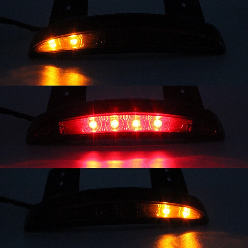 Luz LED de señal de giro de freno para guardabarros para Harley Davidson Iron 883 09-18 Foto 4 de 4