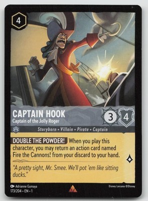 Captain Hook - Forceful Duelist Common The First Chapter 174/204 NM