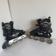 No Inner Boots - SALOMON CHILL 1X INLINE SKATES ROLLER BLADES ADJUSTABLE UK8.5