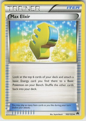 Pokemon Max Elixir 102/122 XY - BREAKpoint Uncommon NM