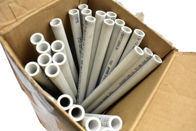 IPEX USA LLC 1/2 X 2 FT PVC Pipe SCH 40 1120 POTABLE White 25 Pack Made In USA