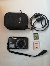 TESTED NIKON Coolpix S3100 14.0MP 5x Digital Photo Camera Vintage Black Slim