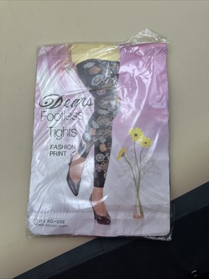 #N31- Dears Footless Toghts Fashion Print One Size Fits All W: 90-160lbs 5-5 10 