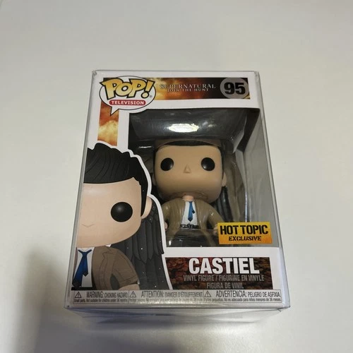 Funko Pop! Vinyl: Supernatural - Castiel - Hot Topic (Exclusive) #95w/protector