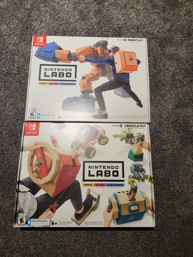 2x Nintendo Labo Toy-Con 03 Vehicle and Robot Kit (Switch, 2018) BRAND NEW