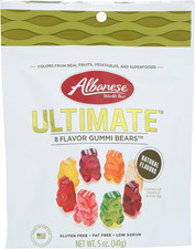 Ultimate 8 Flavor Gummi Bears 5Oz