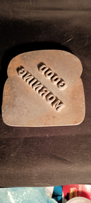 Vintage Aluminum Toastmark Brand Good Morning Bread Stamper Brander Mid-Century