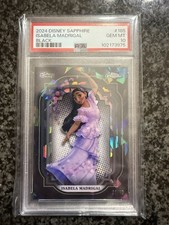 2024 Topps Chrome Disney Sapphire Isabela Madrigal Black #1/10 PSA 10 Gem Mint