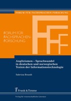 Sabrina Brandt | Anglizismen - Sprachwandel In Deutschen Und Norwegischen...