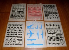 Original DDR Typofix Rubbelbilder NVA Symbole Panzer Raketen SPW U-Boot Heli A4