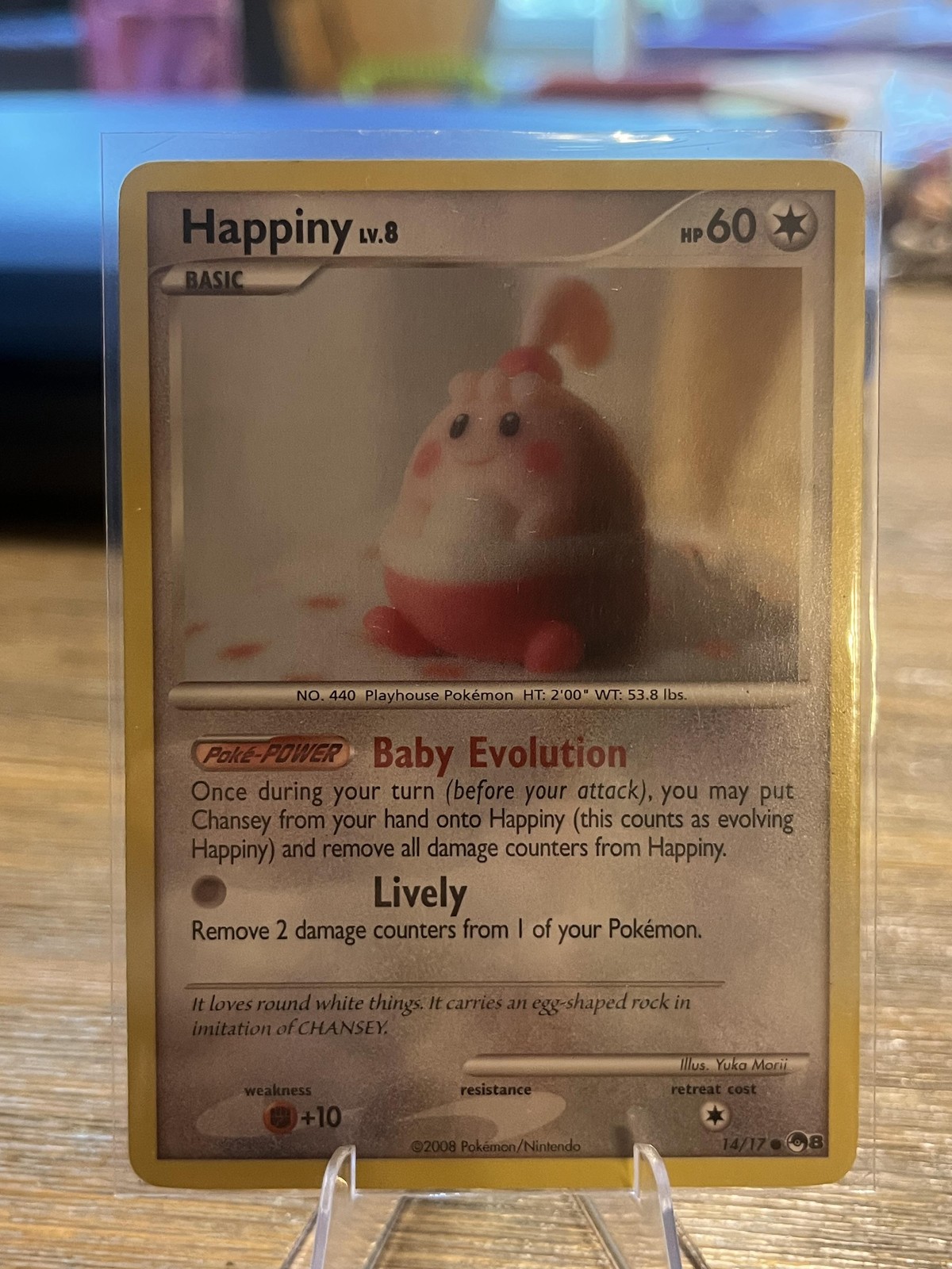 Pokemon TCG Happiny LV.8 14/17 HP60 Moderately Played
