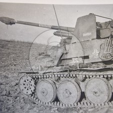 Foto 2WK Wehrmacht Panzerjäger SdKfz 139 Marder III Selbstfahrlafette  [D]