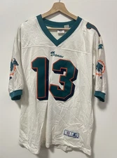 100% Authentic Dan Marino Vintage Starter Miami Dolphins Jersey Size 46 Men Sz M