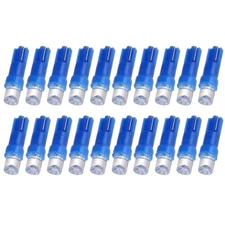 20Pcs T5 Instrument Cluster Panel Gauge Dash LED Bulbs light 17 18 73 74 Blue