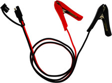  Updated Version 3.2FT Battery Clip-On Crocodile Clamps to SAE Connector, 14AWG