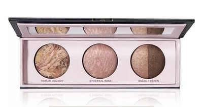 Laura Geller Baked Powder Bronzer Palette Roman Holiday Ethereal Rose Dolce Rai 