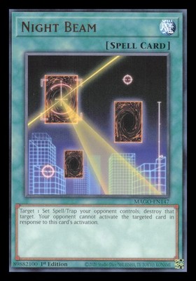 Yu-Gi-Oh Night Beam Maximum Gold #MAGO-EN147 1st Edition