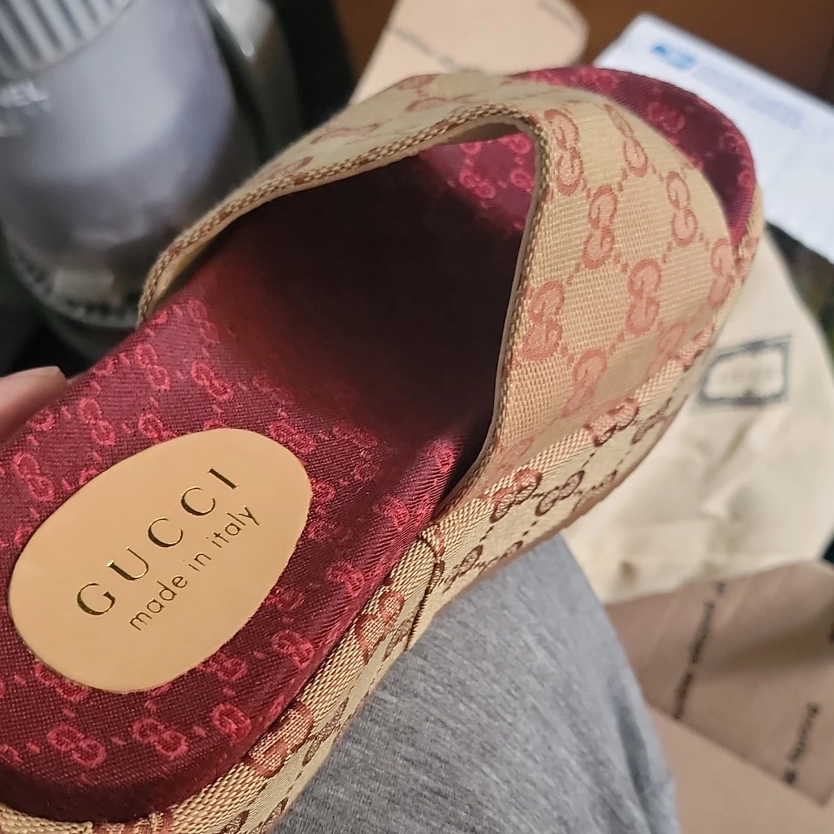 Gucci Red Sandals for Women for sale - eBay