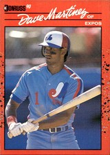 1990 Donruss #452 Dave Martinez Baseball Card
