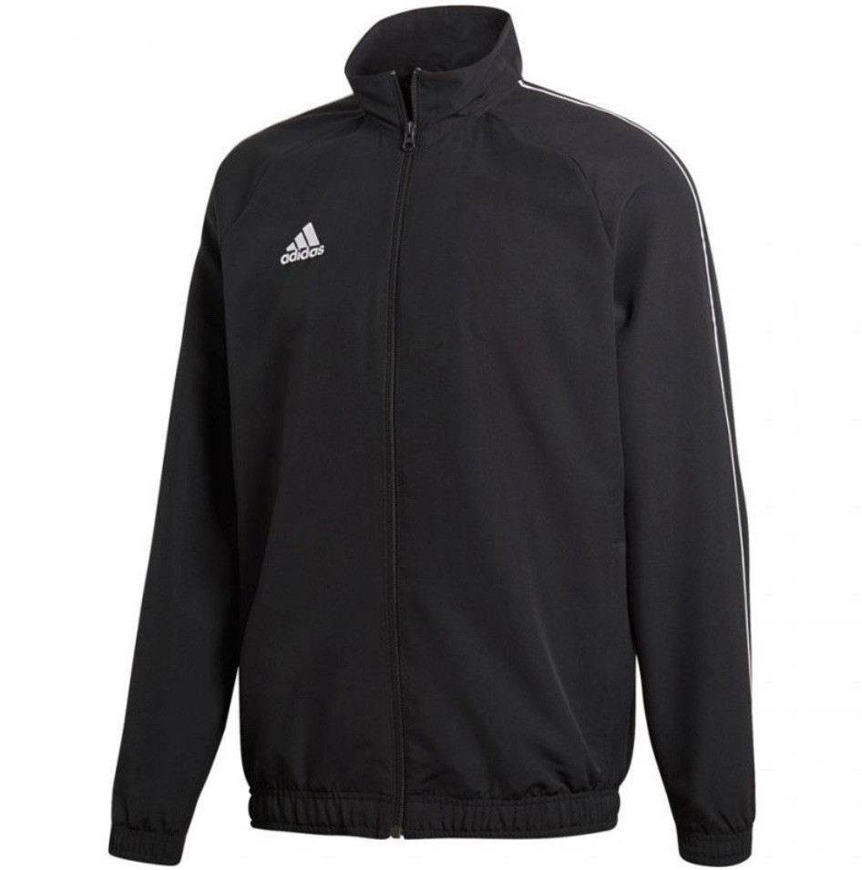 adidas / ジャケット/--/ポリエステル/GRY/C-OS-3011 Adidas Core 18 Jacket Men's XS 34”-35” Chest Black Football