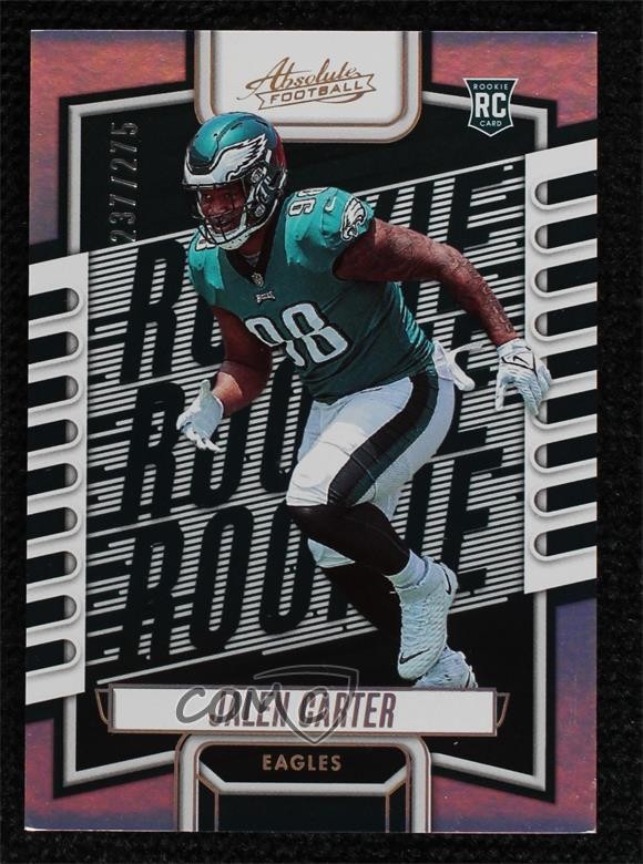 2023 Panini Absolute Rookies Spectrum 237/275 Jalen Carter #107 4f5