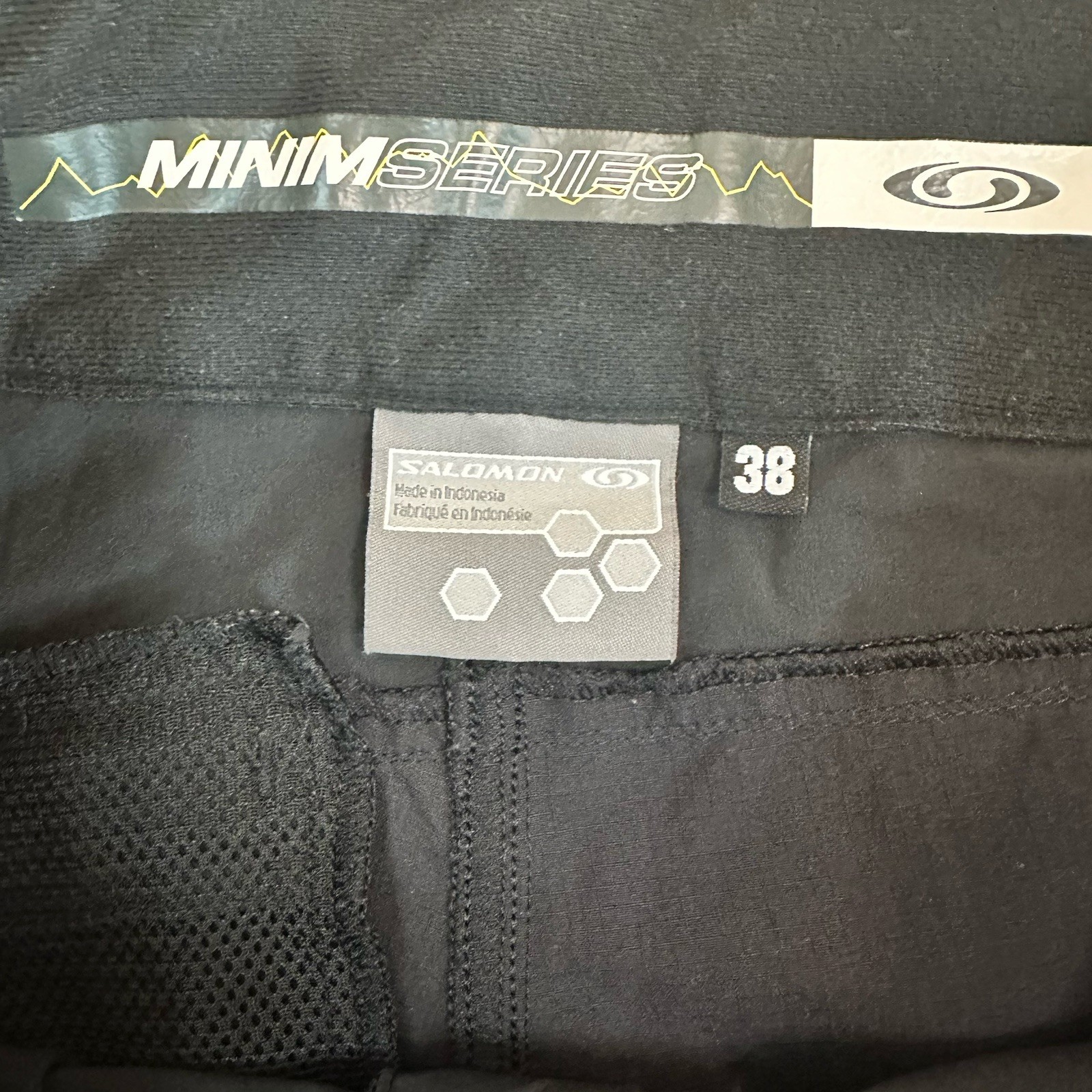 Pantaloni da trekking Salomon Minim Series ultraleggeri neri Acti Lite Us 8 EU 38 outdoor