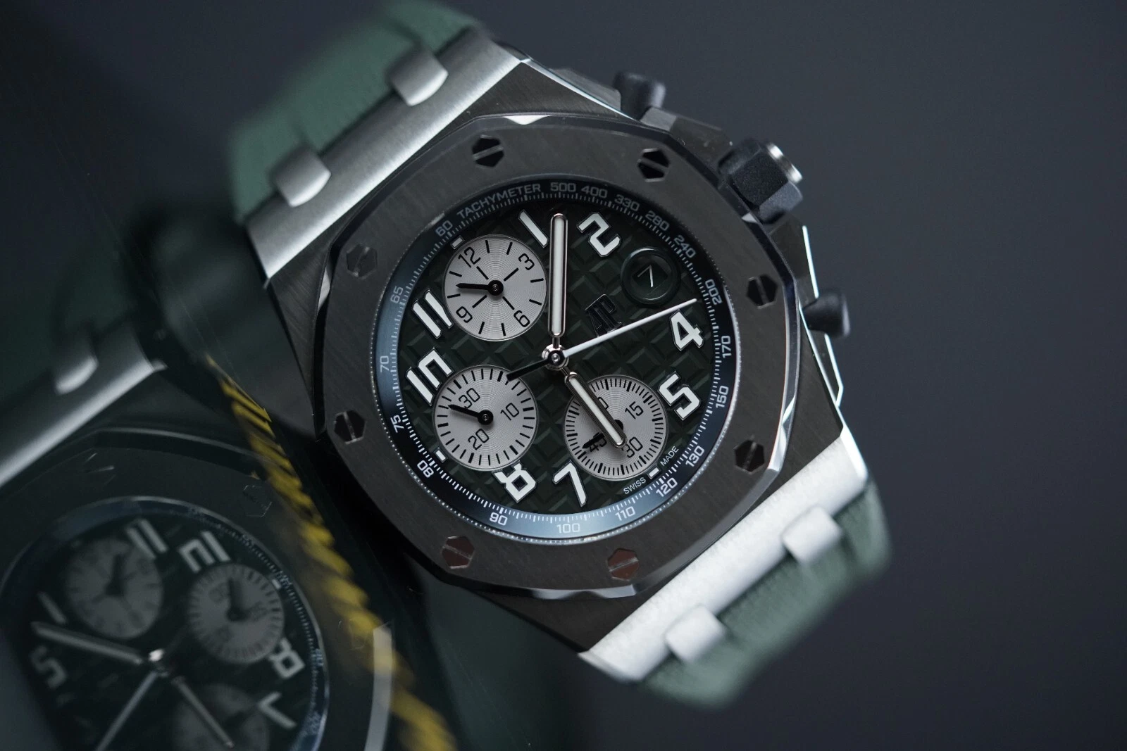Audemars Piguet — Audemars Piguet Royal Oak Khaki Men's Watch - 26238TI.OO.A056CA.01