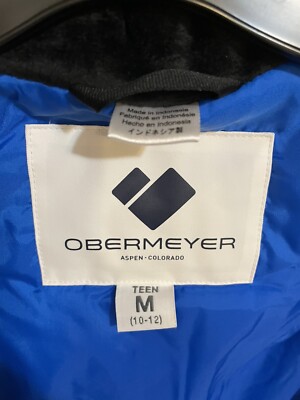 オバマイヤースノーウェアM(10ー12)140 OBERMEYER 白/グレー Obermeyer Ski Snowboarding Jacket Girls Size M (10-12) NWT $219 | eBay