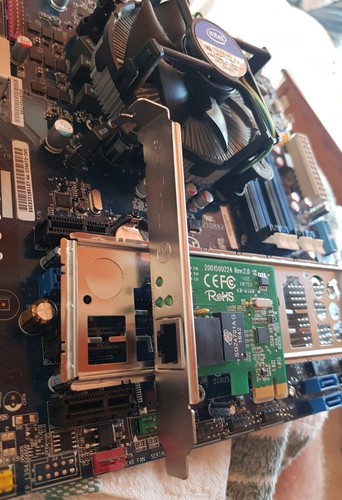 Intel Desktop Board i7 Motherboard DH77EB with Intel Fan - Picture 6 of 6