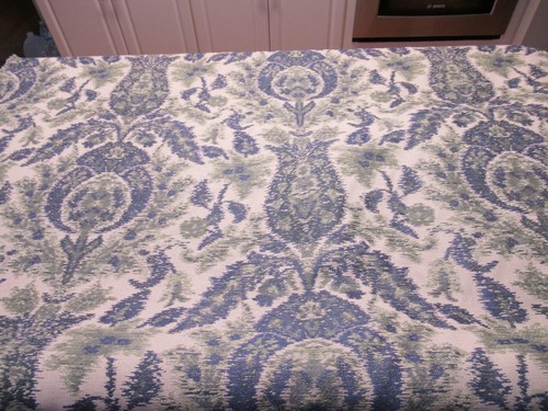 FabricCut Sardinien Steinbruch Baumwolle/Viskose/Polyester blau/weiß 54" 4yd BTY Stoff - Bild 5 von 7