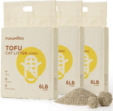 Tofu Cat Litter Natural Unscented, Dust Free Cat Litter, Flushable Cat Litter Qu