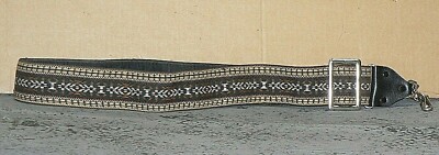Vintage Attractive 1970's Brown Colored Hippie Camera Strap A4271