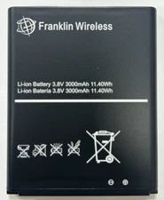 OEM New Battery for Franklin Wireless Mobile Hotspot T-mobile R850 & T9 2450mAh