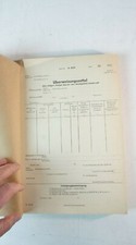 Zoll Formular Block Muster B 60er Jahre Überweisungszettel Zoll Freigut B-13448